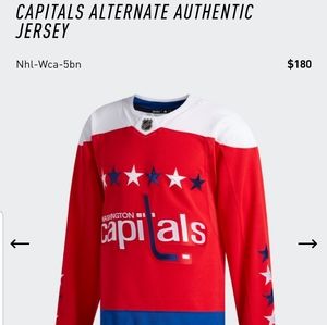 Adidas Capitals Alternate Authentic Jersey